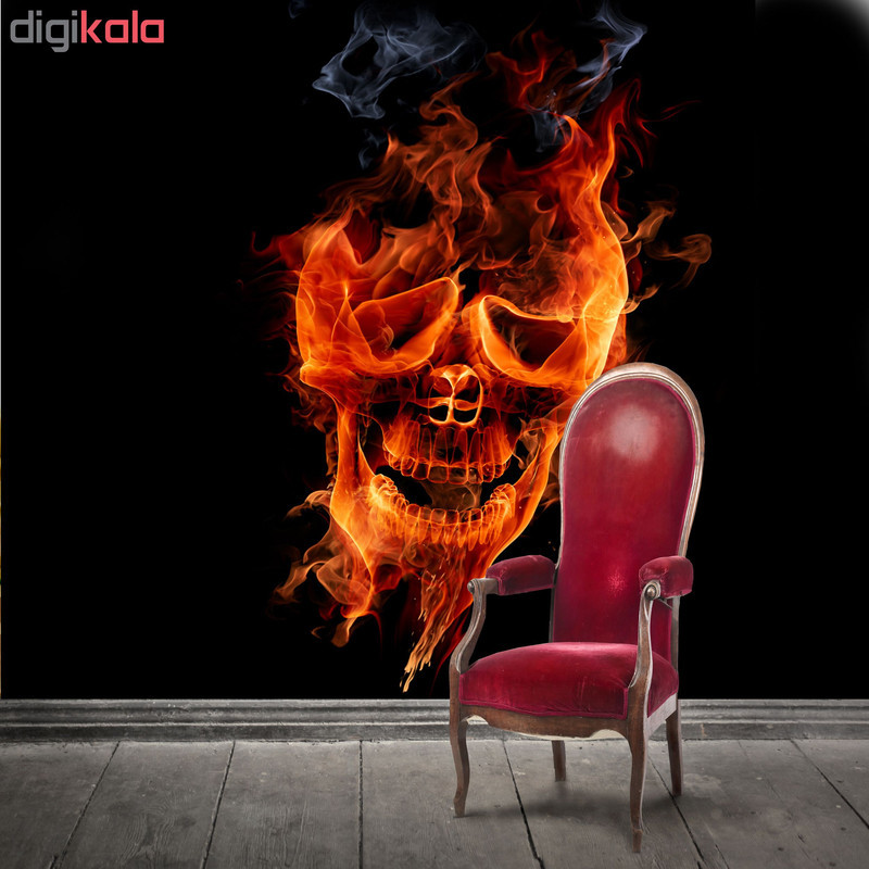 پوستر دیواری طرح بلک لایت کد FIRE1