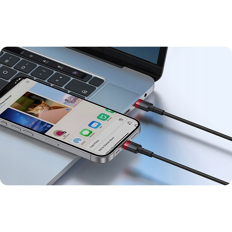 کابل تبدیل USB-C بیسوس مدل B-2pcs طول 2 متر