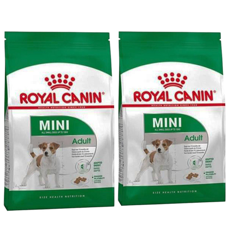 غذای خشک سگ رویال کنین مدل MINI Adult وزن 2 کیلو گرم مجموعه دو عددی