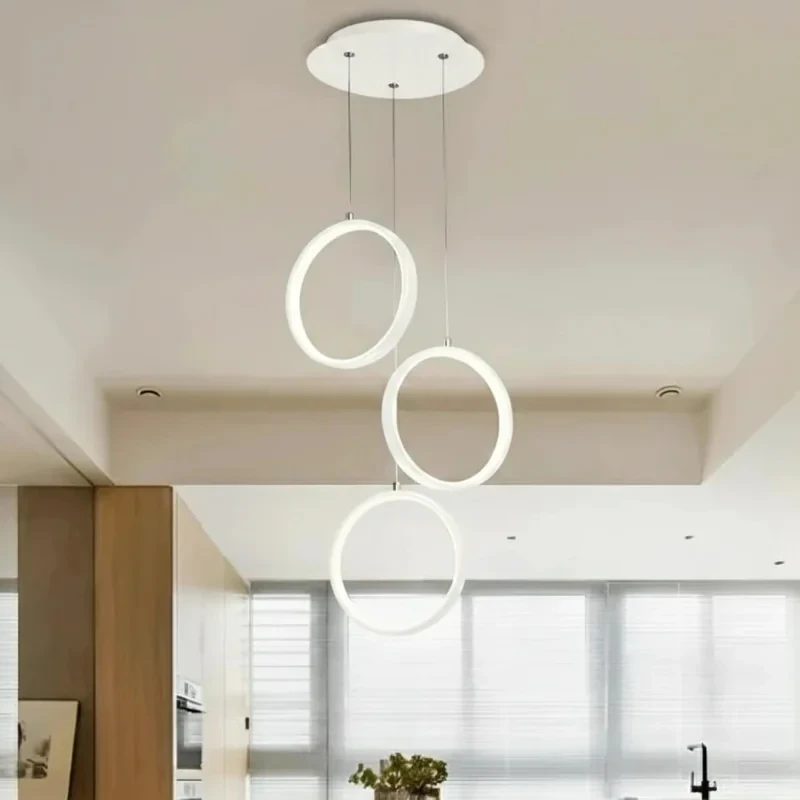 لوستر آویز شاهان تک مدل three rings