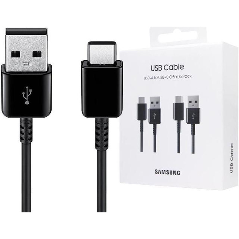 کابل تبدیل USB به USB-C سامسونگ مدل EP-DG930 طول 1.5 متر بسته 2 عددی