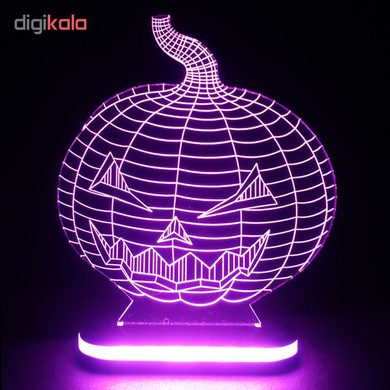 چراغ خواب طرح کدو هالووین کد 1087