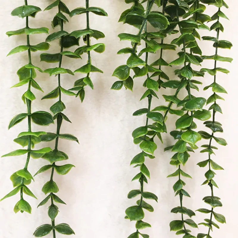 دسته گل مصنوعی آبشار مدل 486 با طراحی طبیعی، جنس پلاستیک مقاوم، ابعاد 80x20x5 سانتی‌متر و وزن سبک مناسب تزیین میز، قفسه و محیط‌های مختلف