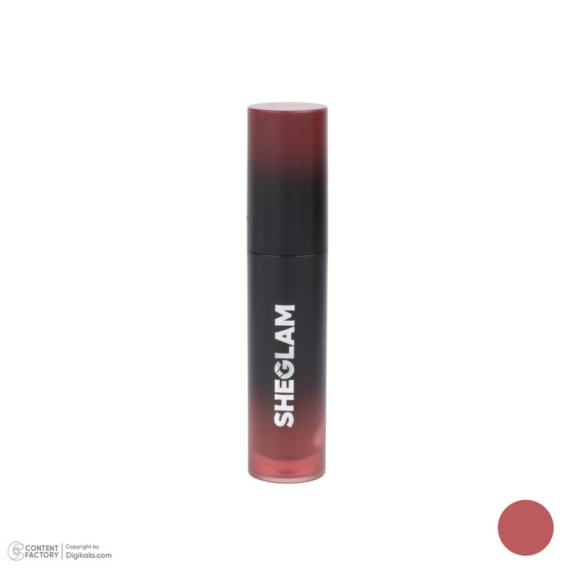 رژ لب مایع شیگلم مدل ember rose با شماره رنگ 11DL07A، وزن 2.6 گرم، بدون تست حیوانی و حاوی ویتامین‌های تقویتی، با جلوه مات بسته 4 عددی