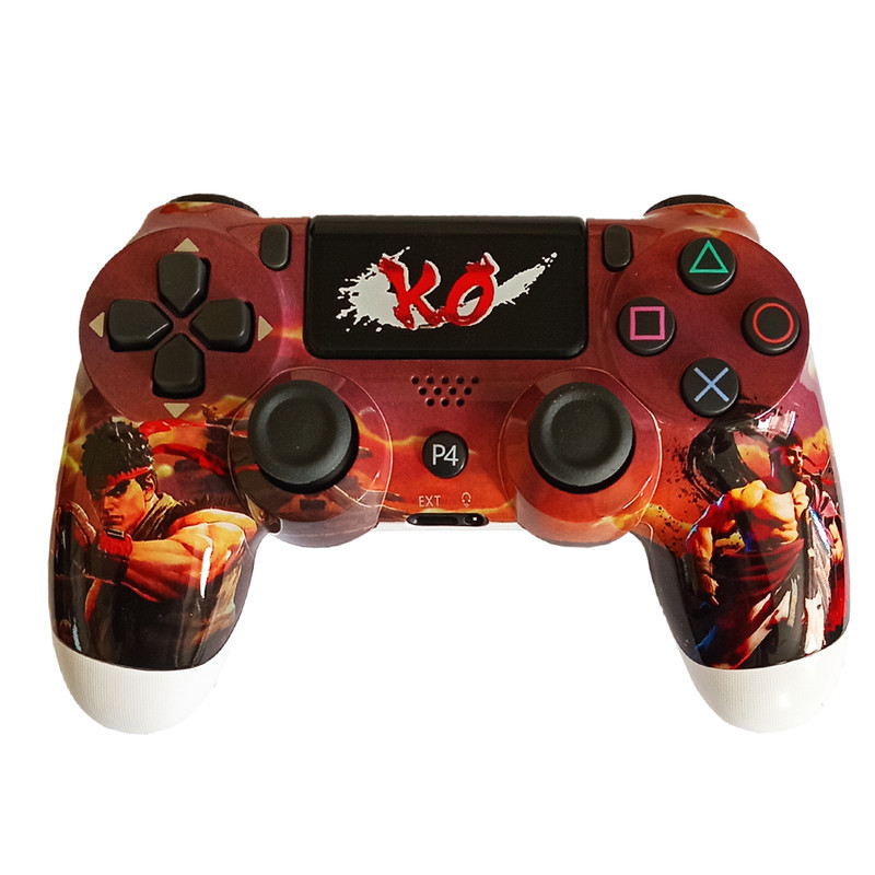 دسته بی سیم پلی استیشن 4 playx مدل Street Fighter 001 به همراه کیف