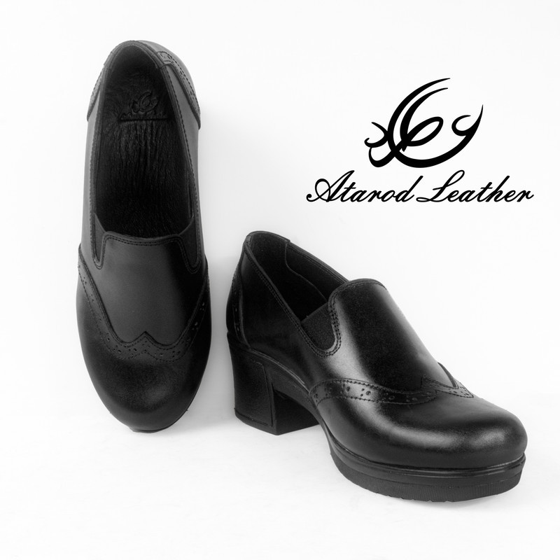 کفش زنانه چرم عطارد مدل  طبی چرم طبیعی کد SH71