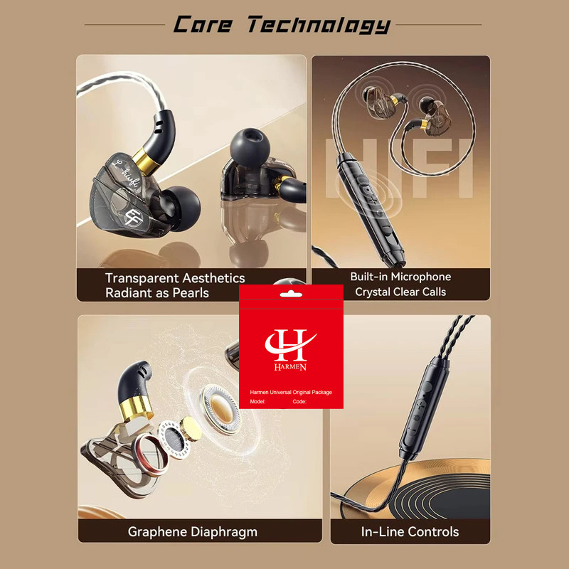 هندزفری هارمن مدل HRM-A1700