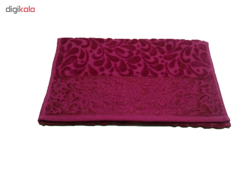 حوله دستی بهباف آذر مدل ترمه سایز 40 × 76 سانتی متر