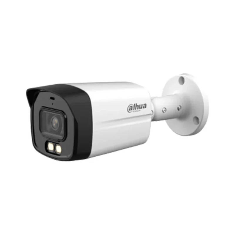 دوربین مداربسته آنالوگ بولت داهوا مدل DH-HAC-HFW1200TLMP-IL-A با حسگر CMOS، رزولوشن 1080×1920، دید در شب و قابلیت چرخش 360 درجه، اتصال باسیم و منبع تغذیه 12 ولت DC