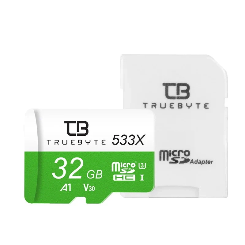 کارت حافظه microSDHC تروبایت مدل 533X-A1-V30 کلاس 10 استاندارد UHS-l U3 سرعت 80MBps ظرفیت 32 گیگابایت به همراه آداپتور SD