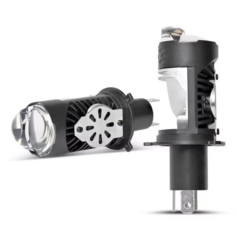 هدلایت موتور سیکلت مدل H4 Mini LED Lens