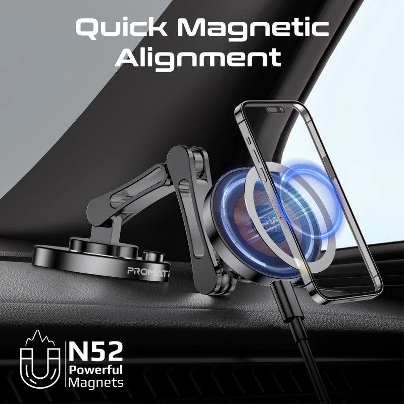 شارژر بی سیم پرومیت مدل MAGNUS-QI