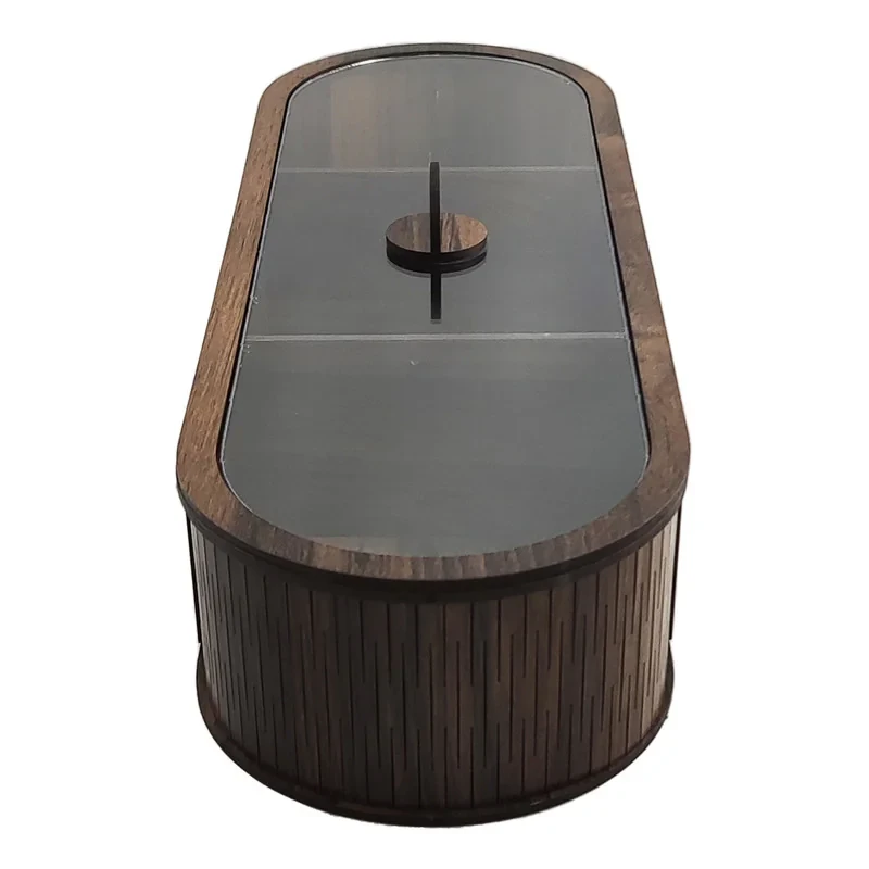 جعبه پذیرایی تکچین کالا مدل LZ-2 با بدنه MDF و در پلکسی