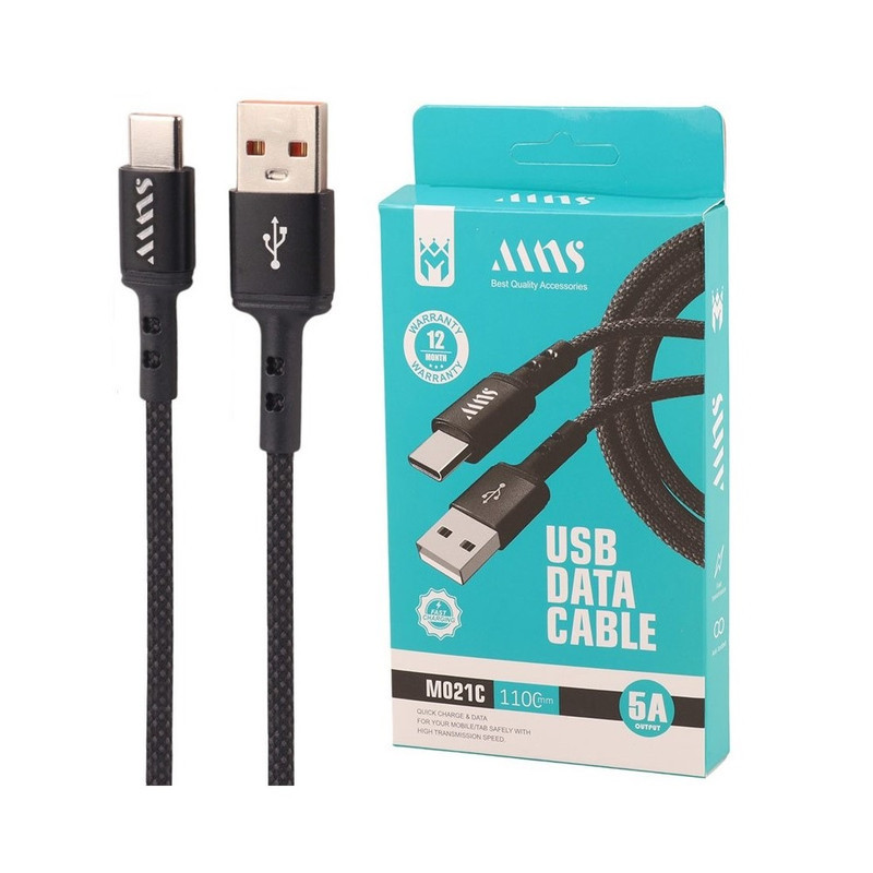 کابل تبدیل USB به USB-C ام ان اس مدل M021C طول 1.1 متر