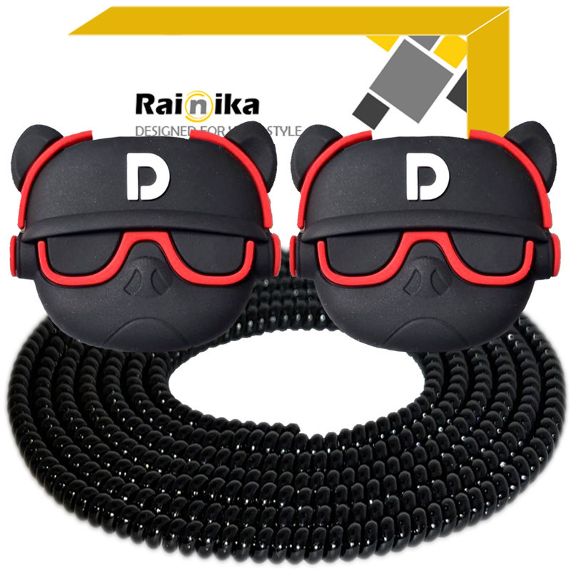محافظ کابل شارژر و هندزفری رینیکا مدل Dog AAA 03 مجموعه 3 عددی