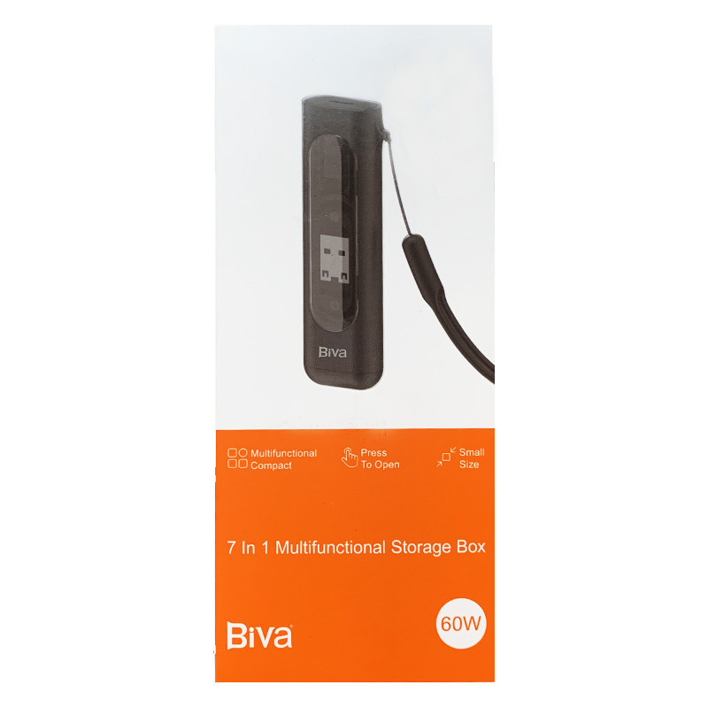 کابل تبدیل USB-CUSB به لایتنینگUSB-CMicroUSB بیوا مدل C-17 طول 0.28 متر