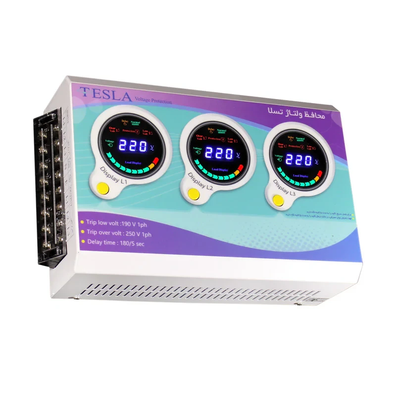 محافظ ولتاژ تسلا مدل TVP-50C سه فاز