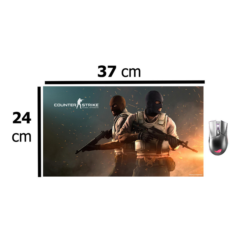ماوس پد مخصوص بازی طرح CS Go مدل 112244