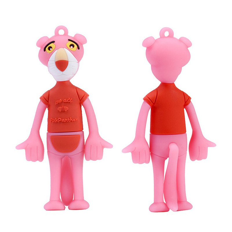 فلش مموری طرح پلنگ صورتی مدل UL-Pink Panther ظرفیت 64 گیگابایت
