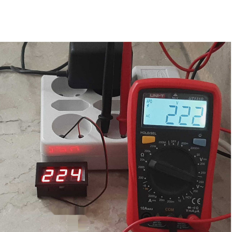 ماژول ولت متر دیجیتال کد AC.220