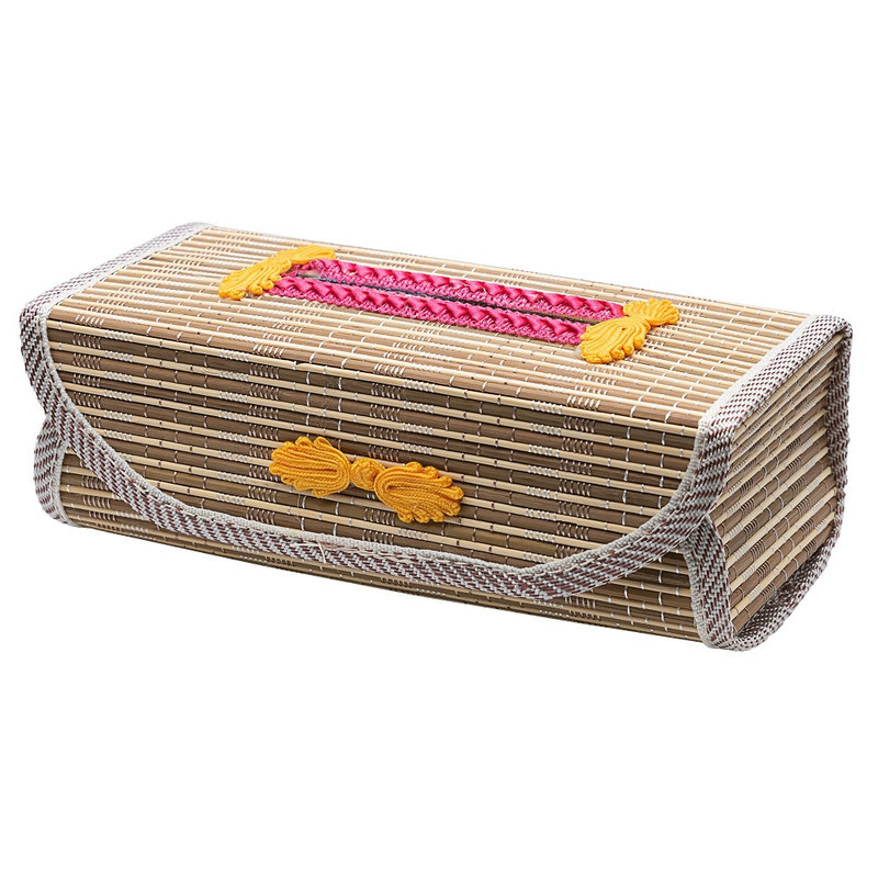 جای دستمال کاغذی مدل حصیری کد 03