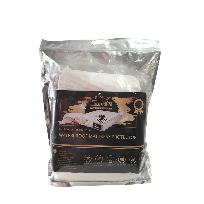 محافظ تشک آقای‌تشک مدل ضدآب Silver-1 سایز 200×90 سانتی متر