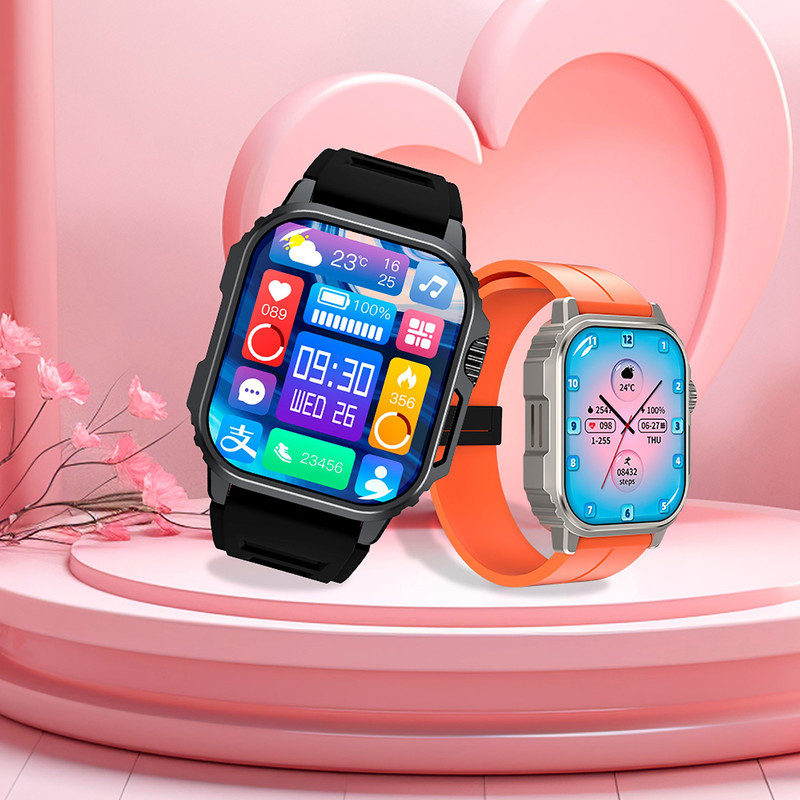 ساعت مچی هوشمند 1.75 اینچ لومینکس مدل TW11 mini با بند سیلیکونی