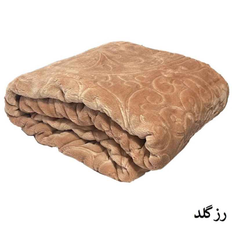 پتو گلبافت مدل الوان برجسته کد 350 سایز 240x220 سانتی متر