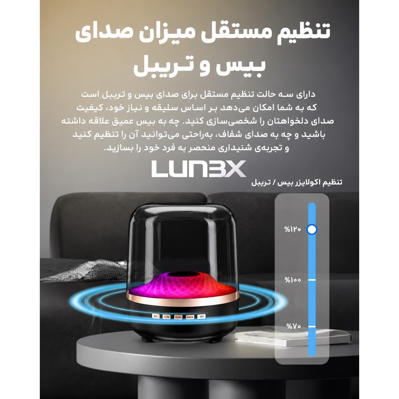 اسپیکر بلـوتوثی قابل حمل لونکـس مدل LX4-00