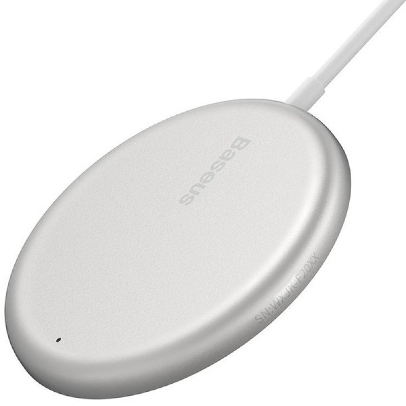 شارژر بی سیم باسئوس مدل Simple Mini Magnetic Wireless Charger WX01-JKF