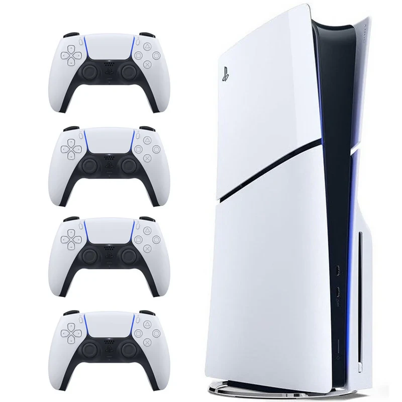 کنسول بازی سونی مدل PlayStation 5 Slim ظرفیت یک ترابایت ریجن 2016A اروپا به همراه دسته اضافی