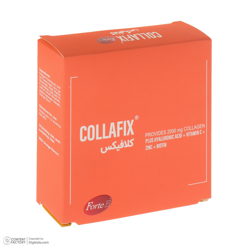 ویال خوراکی کلافیکس با طعم پرتقال فورت ای حجم 10 میلی لیتر بسته 10 عددی
