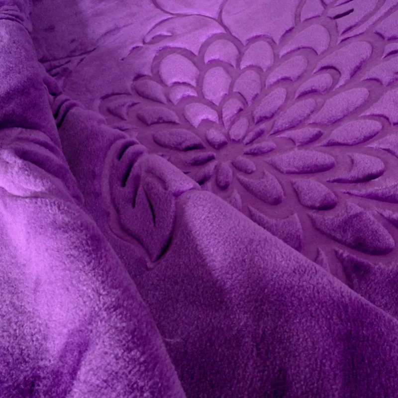 پتو 1 نفره گلبافت مدل برتر گل برجسته سایز 220x160 سانتی‌متر