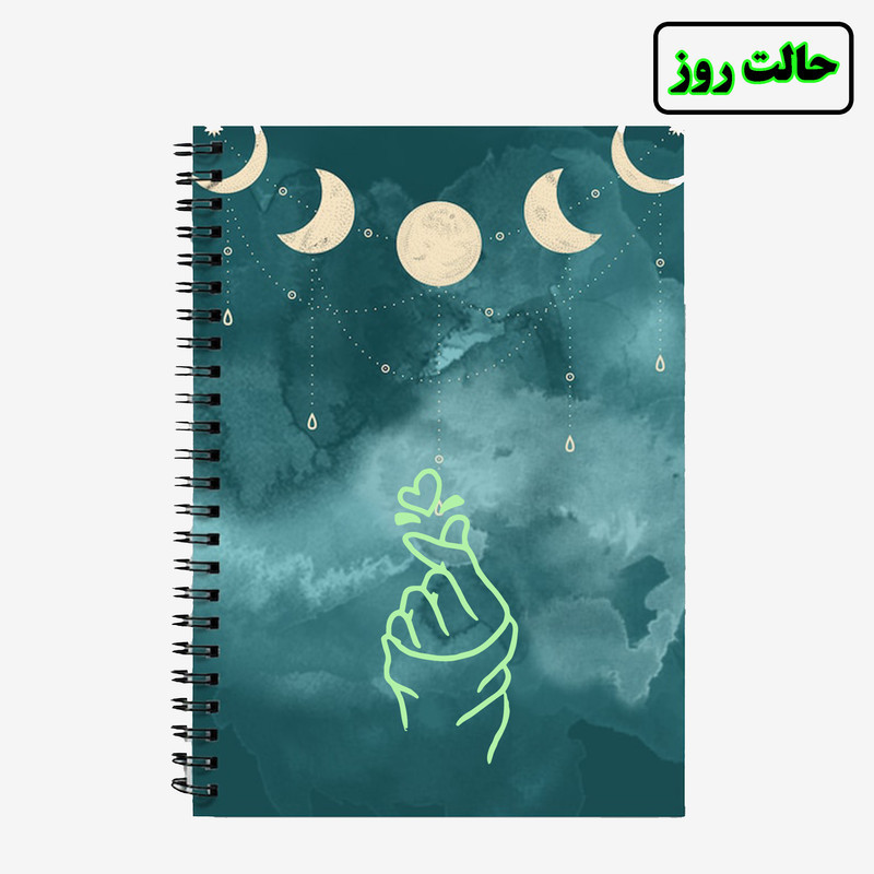 استیکر کلید و پریز مدل شبنما طرح دست و قلب