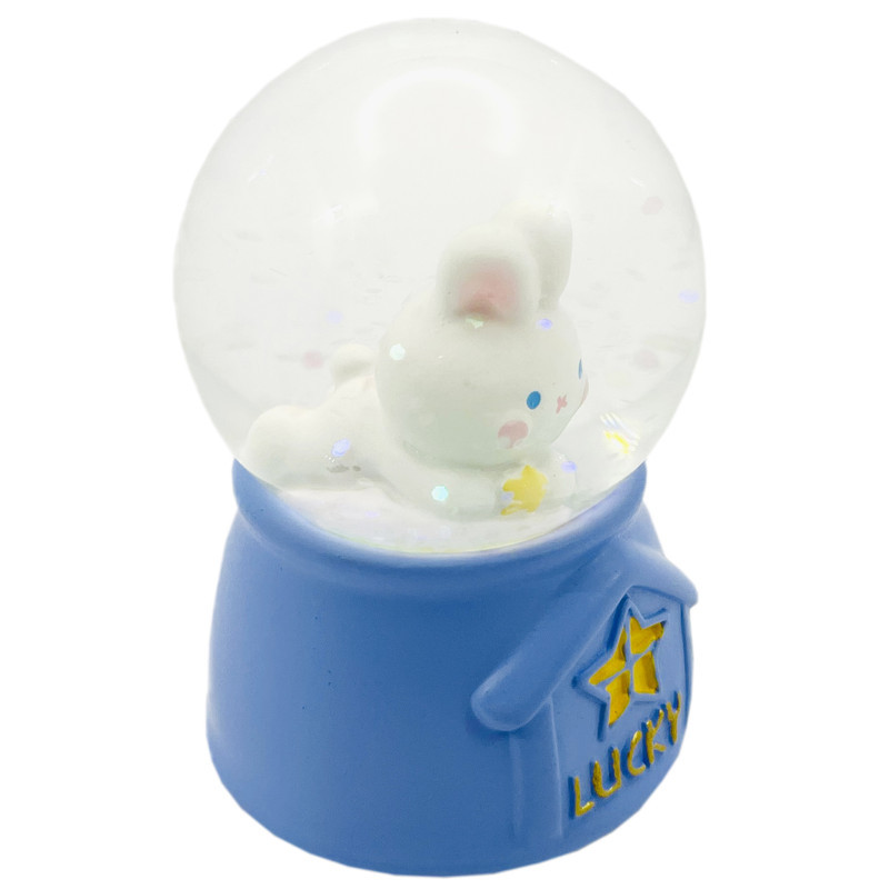 گوی چراغ‌دار مدل Lucky طرح بچه خرگوش خوش شانس کد ABCD1623.15