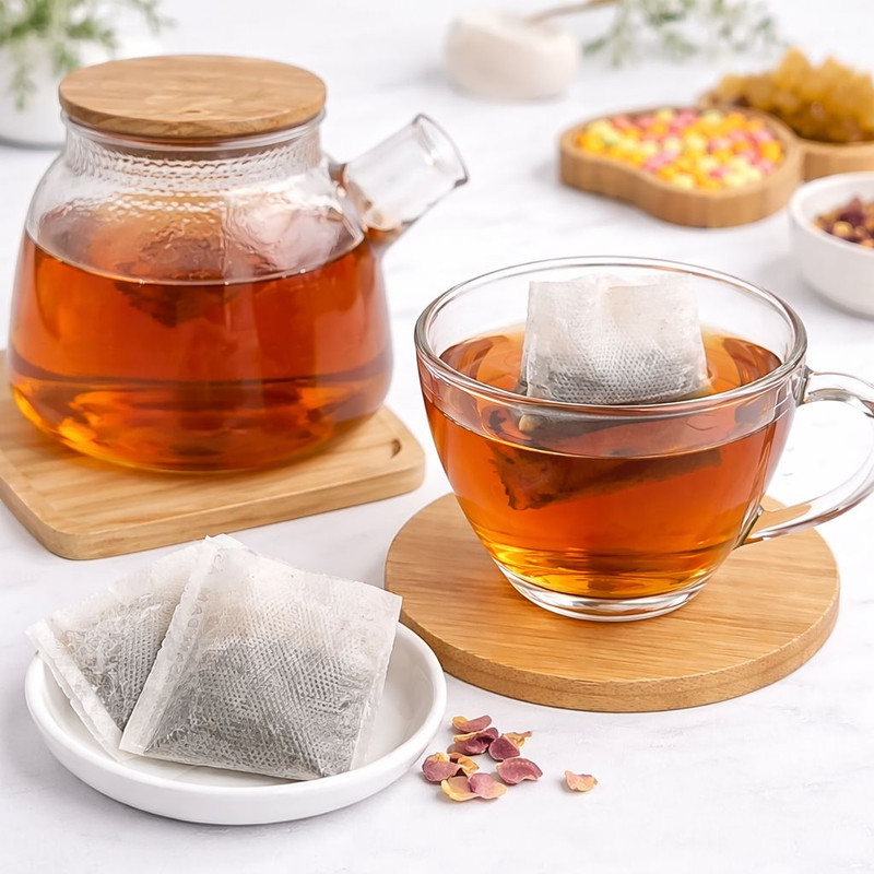 فیلتر چای آسان دم مدل کیسه ای 6 بسته 60 عددی