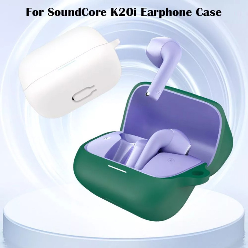 کاور آکوآرا مدل Silicone مناسب برای کیس هدفون بیسیم انکر Soundcore K20i