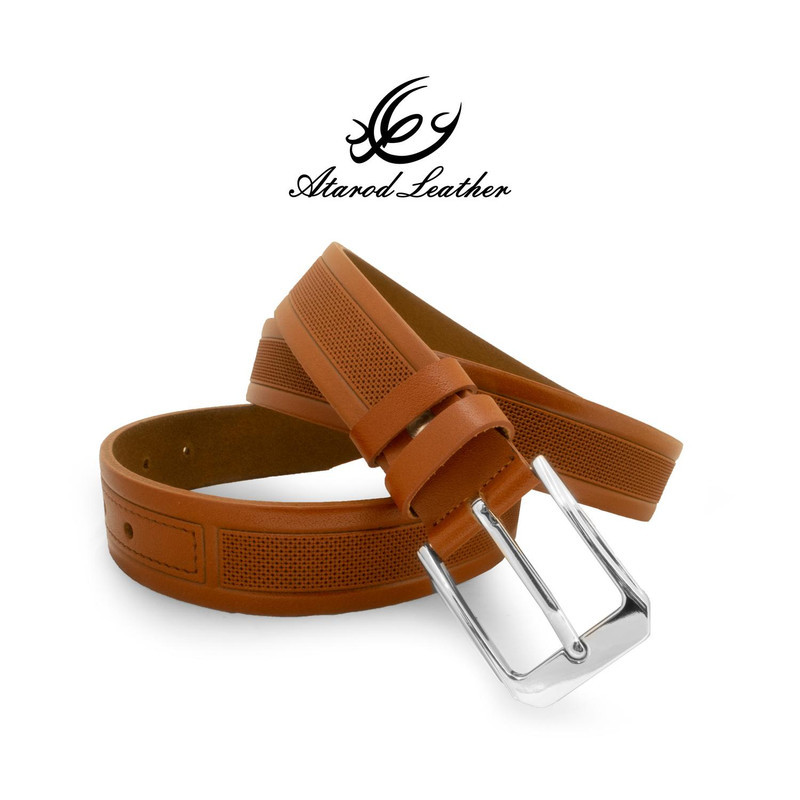 کمربند مردانه چرم عطارد مدل  چرم طبیعی گاومیش کد B35