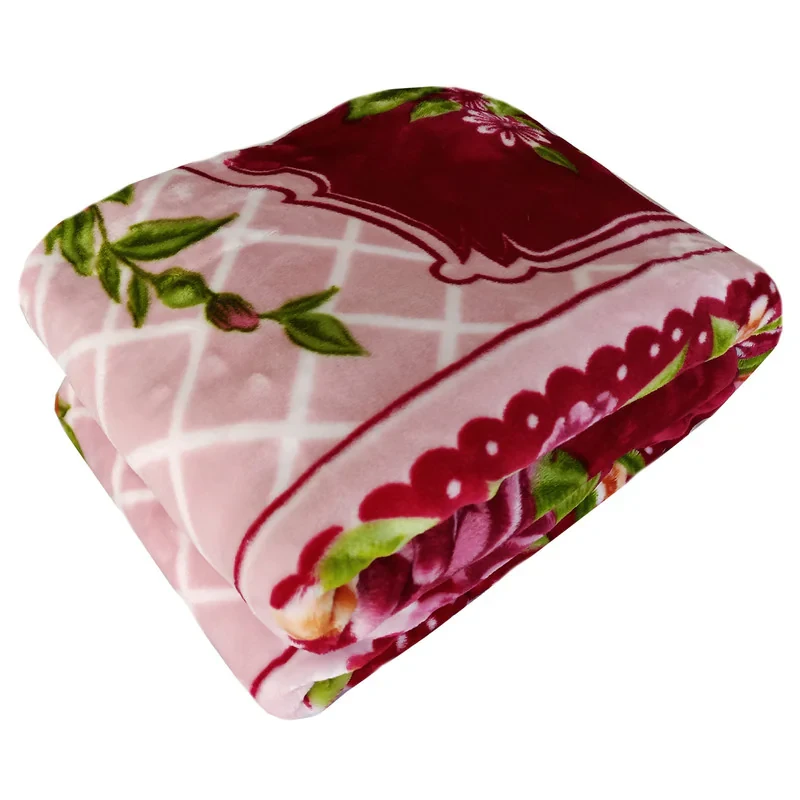 پتوی گلبافت کد 5814-CC سایز 160x220 سانتی متر