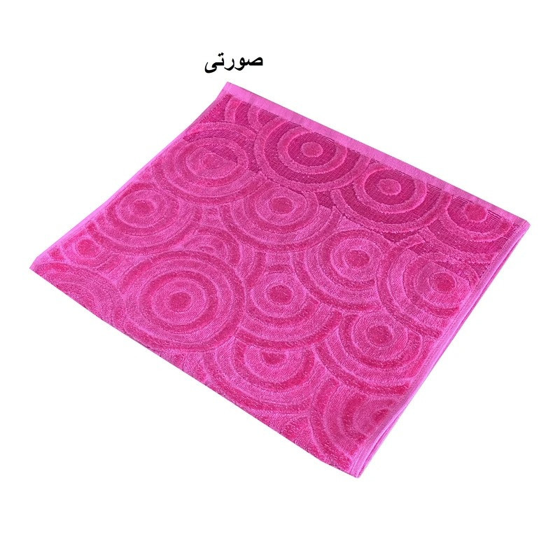 حوله دست و  صورت ماندگار مدل Circle سایز 35X70 سانتی متر