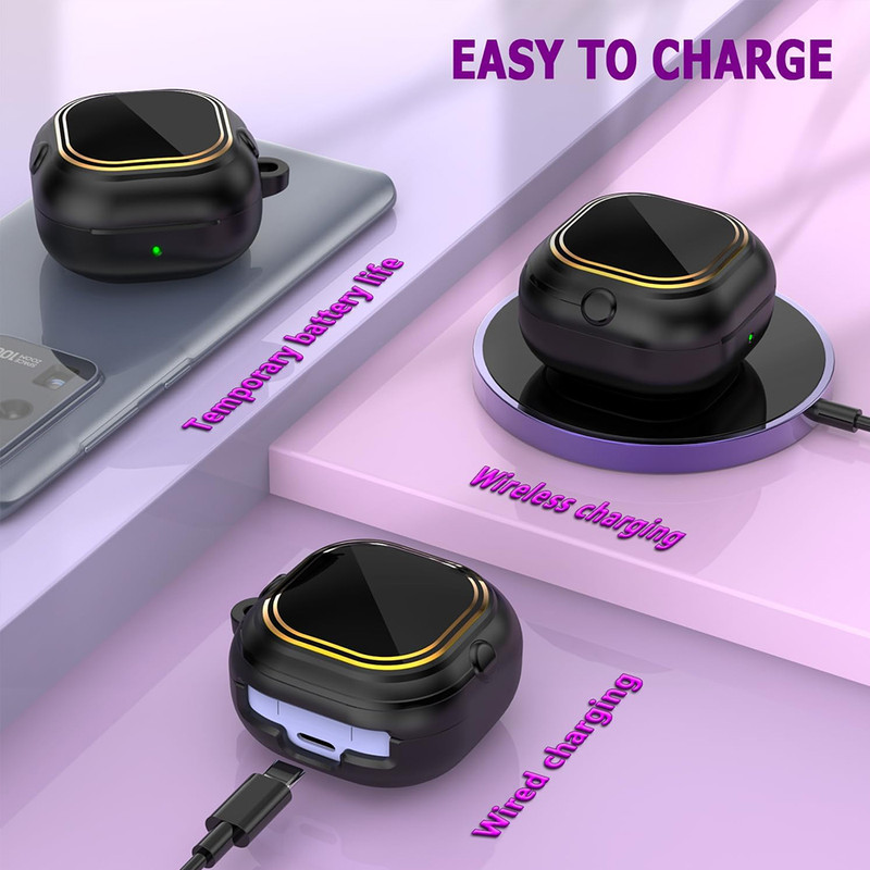 کاور انتک مدل Rfun مناسب برای کیس هدفون بی سیم سامسونگ Galaxy Buds Live  Buds Pro  Buds 2  Buds 2 Pro  Buds FE