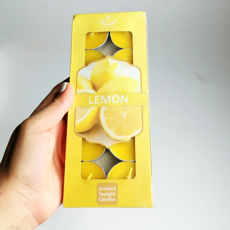 شمع وارمر معطر مدل لیمویی بسته 10 عددی