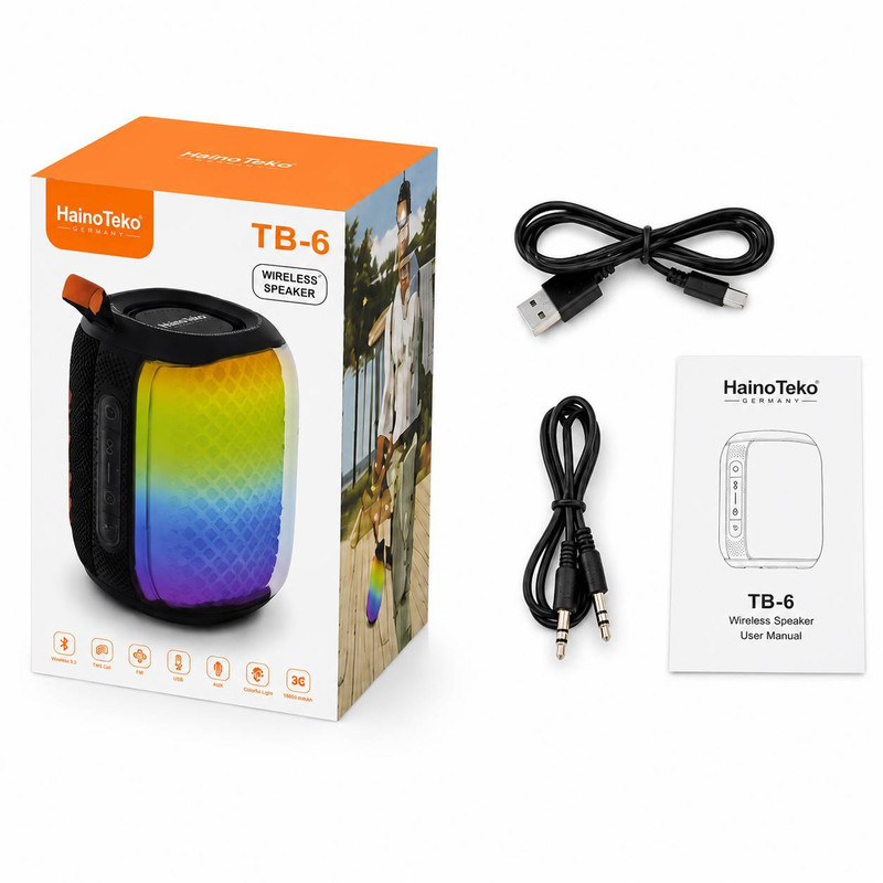 اسپیکر بلوتوثی هاینو تکو مدل TB-6