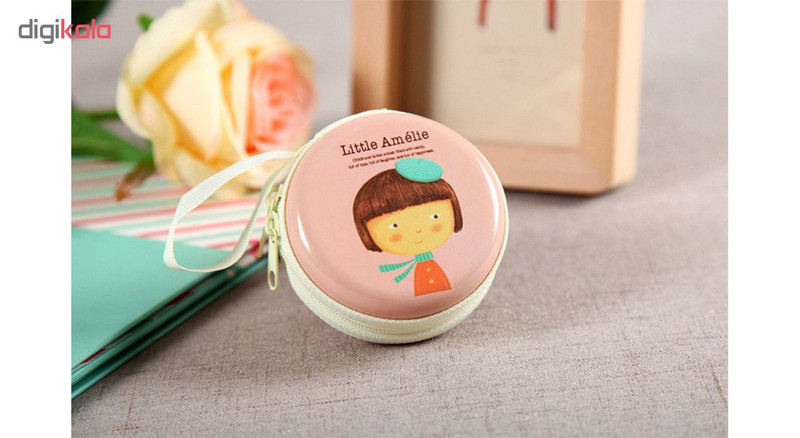 کیف هندزفری مدل LA01 طرح Little Amelie