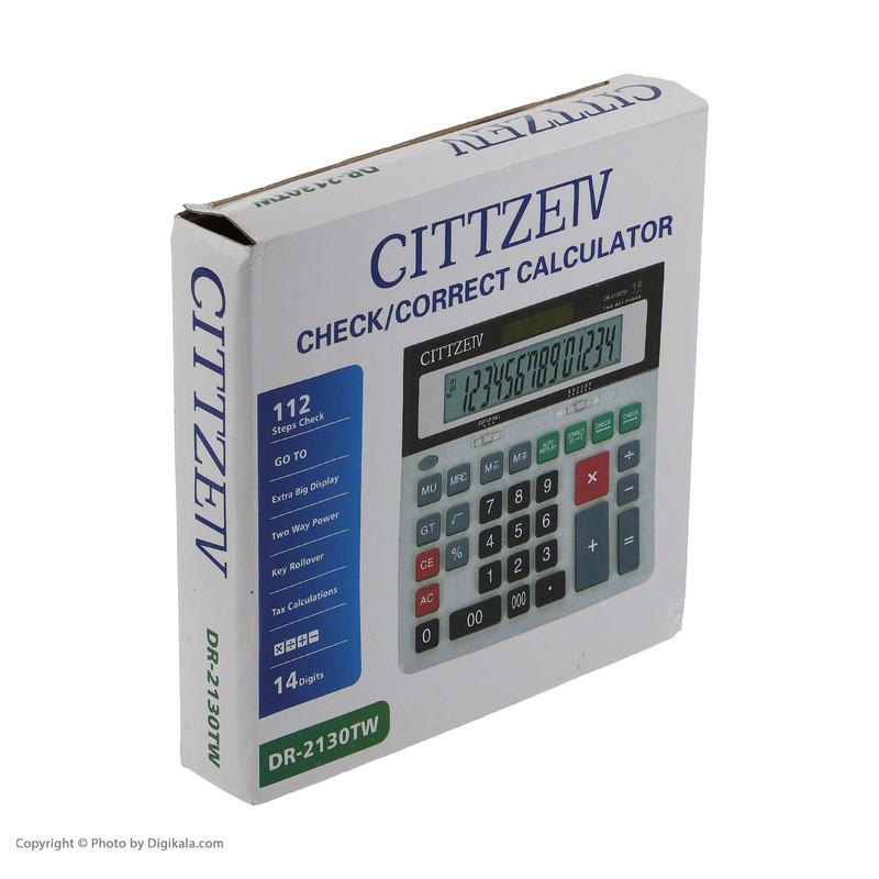 ماشین حساب سیتزیو مدل DR-2130TW