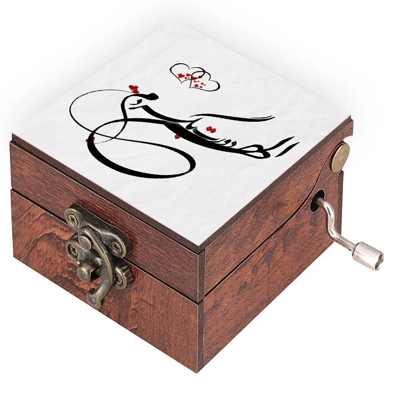 جعبه موزیکال مدل عاشقانه کد N232