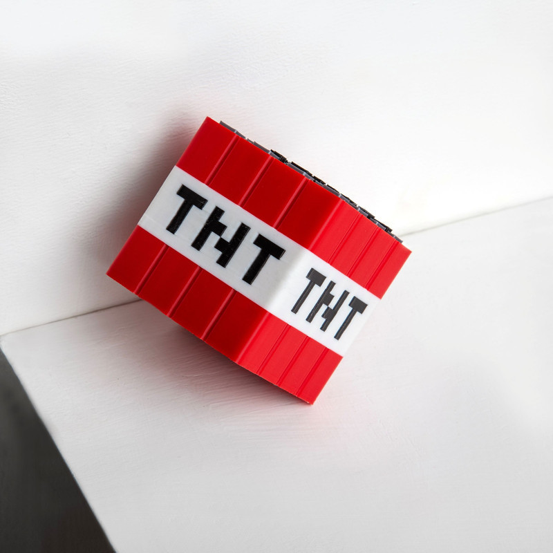 فیگور طرح ماینکرافت مدل مکعب تی ان تی TNT ارتفاع 5 سانتی‌متر