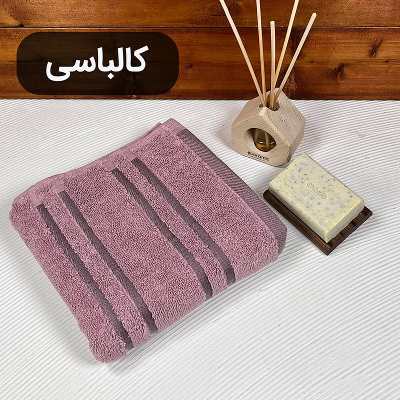 حوله دست و صورت مدل پارما سایز 80*40 سانتی متر