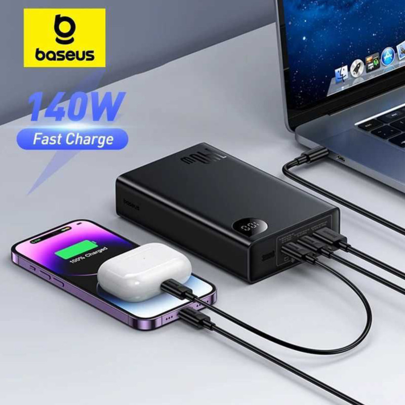 پاوربانک بیسوس مدل Adaman  140W ظرفیت 24000 میلی آمپر ساعت
