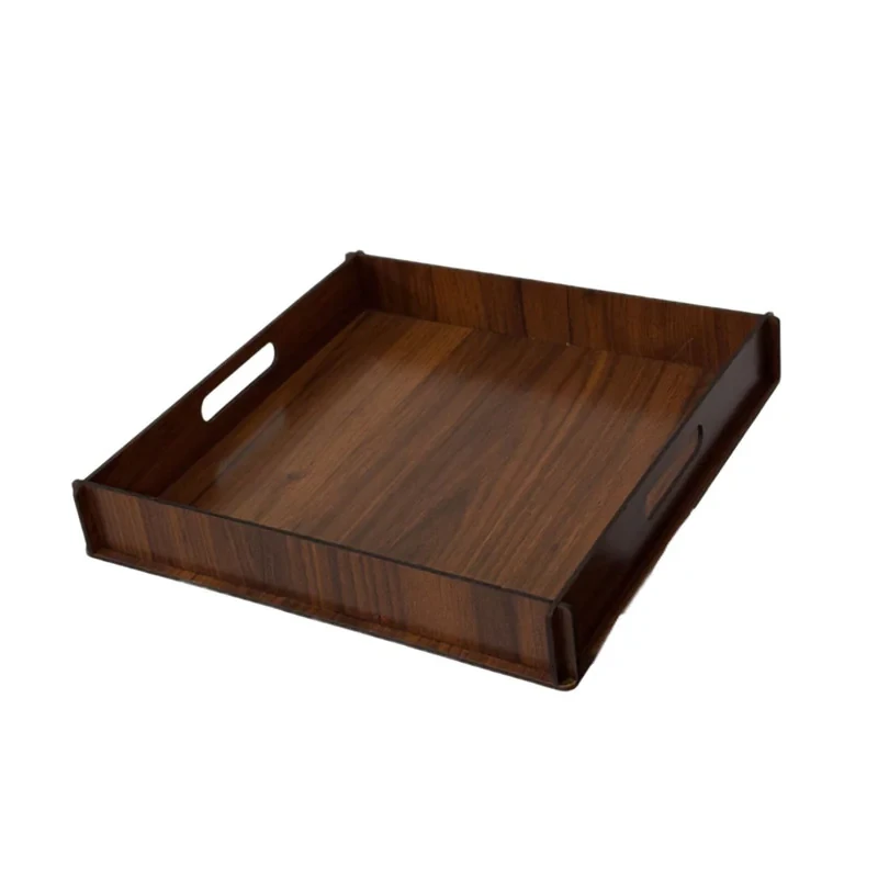 سینی دسته دار طرح ساده کد CF07 سایز 35×35 سانتی متر